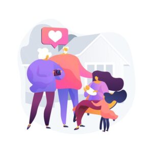descendant-abstract-concept-vector-illustration-line-ancestors-persons-offspring-grandson-granddaughter-generations-relationships-happy-grandfather-family-together-abstract-metaphor_335657-3997